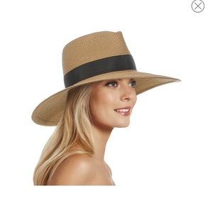ERIC JAVITS NWT Daphne' Broad Brim Fedora